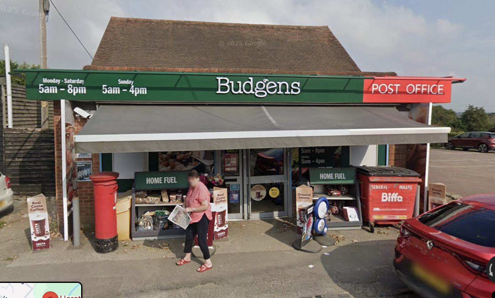 Exterior of Herstmonceux Post Office and Village Store on Gardner Street